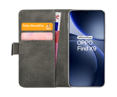 Mobilize Mobilize PU-Leer Book Case Zwart voor OPPO Find X9