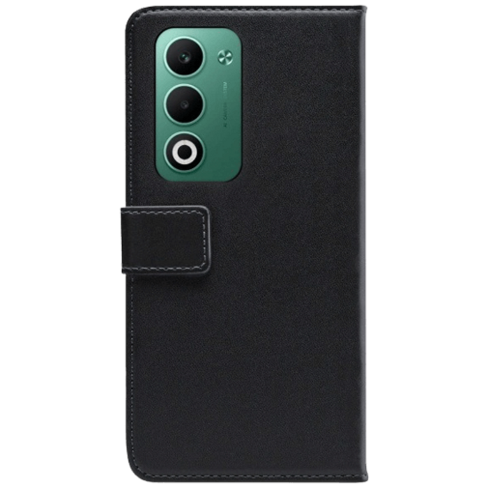 Mobilize Mobilize Classic Gelly Wallet Book Case voor OPPO A5 5G (2025) - Zwart