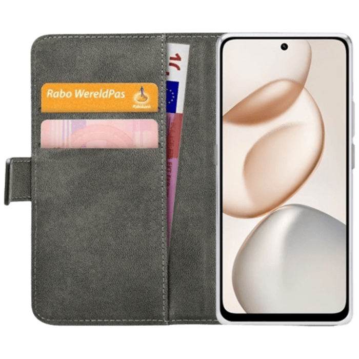 Mobilize Mobilize PU-Leren Book Case voor Honor 400 Smart - Zwart
