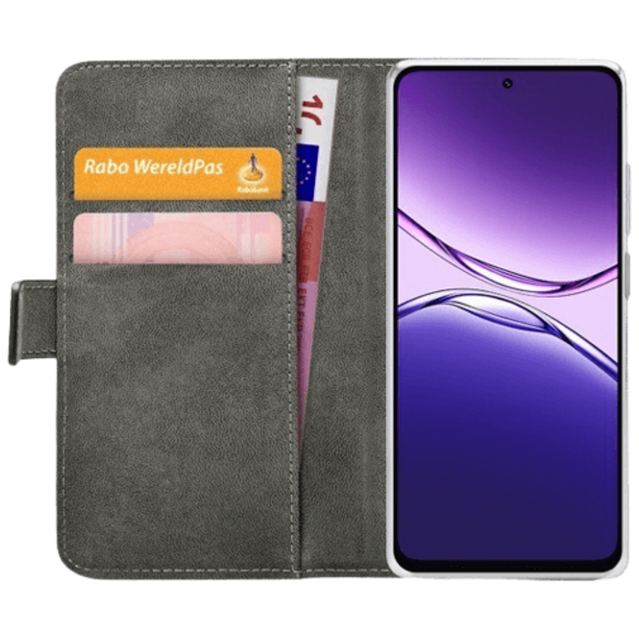 Mobilize Mobilize PU-Leren Book Case voor OPPO A5m - Zwart
