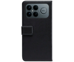 Mobilize Mobilize PU-Leren Book Case voor POCO F8 Ultra - Zwart