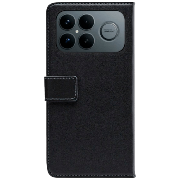Mobilize Mobilize PU-Leren Book Case voor POCO F8 Ultra - Zwart