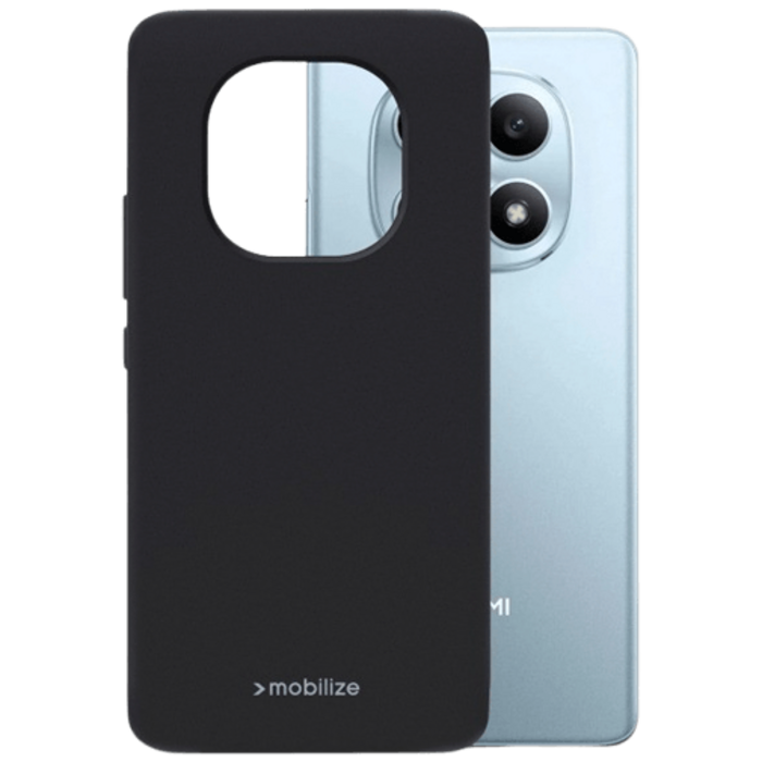 Mobilize Mobilize Rubber Gelly Case Xiaomi Redmi Note 15 5G - Mat Zwart