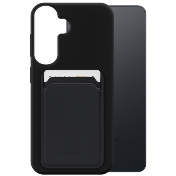 Mobilize Mobilize Cardcase TPU Back Cover Samsung Galaxy S26+ - Zwart