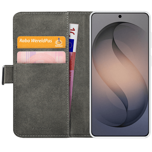 Mobilize Mobilize PU-Leren Book Case Zwart voor Samsung Galaxy S26+