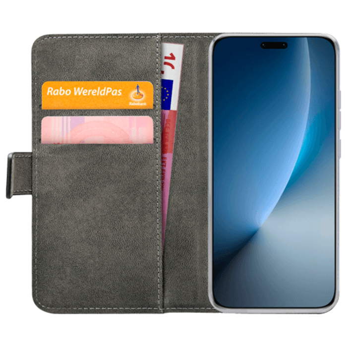 Mobilize Mobilize Classic Gelly Wallet Book Case voor Honor Magic 8 Pro - Zwart