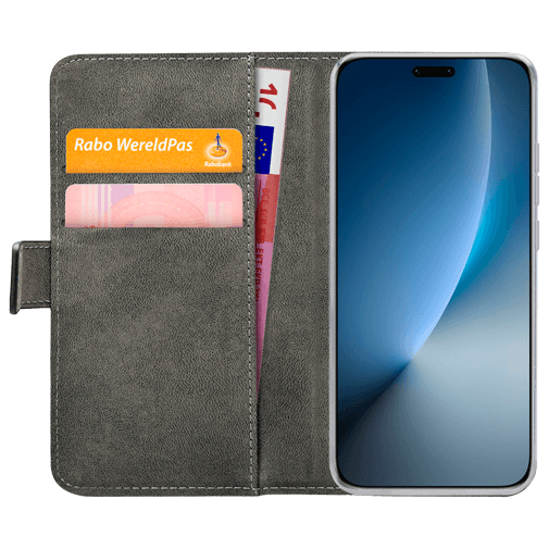 Mobilize Mobilize Classic Gelly Wallet Book Case voor Honor Magic 8 Pro - Zwart