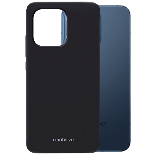 Mobilize Mobilize Rubber Gelly Case Mat Zwart voor OPPO Reno15 5G