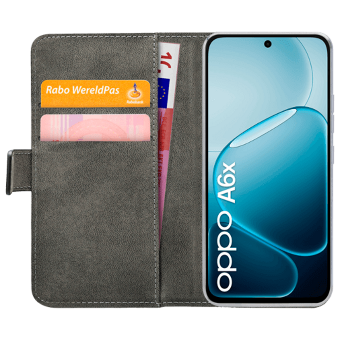 Mobilize Mobilize PU-Leer Book Case Zwart OPPO A6x