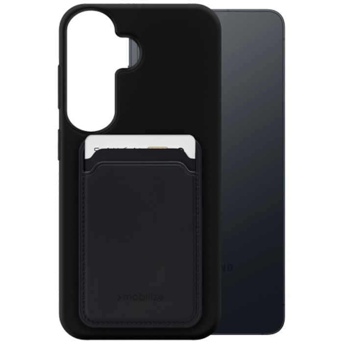 Mobilize Mobilize Cardcase TPU Back Cover Zwart Samsung Galaxy S26