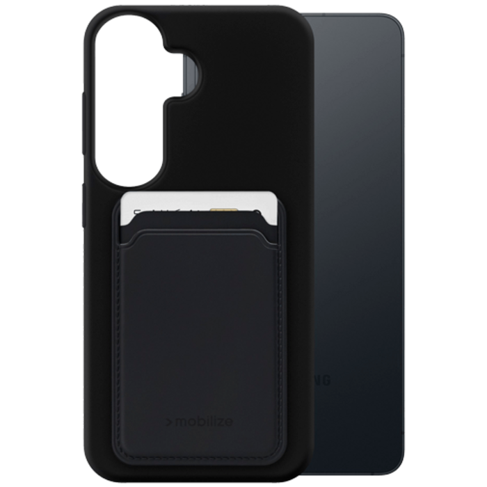 Mobilize Mobilize Cardcase TPU Back Cover Zwart voor Samsung Galaxy S26