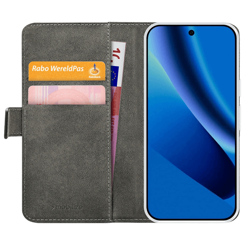 Mobilize Mobilize Classic Gelly Wallet Book Case Google Pixel 10a - Zwart