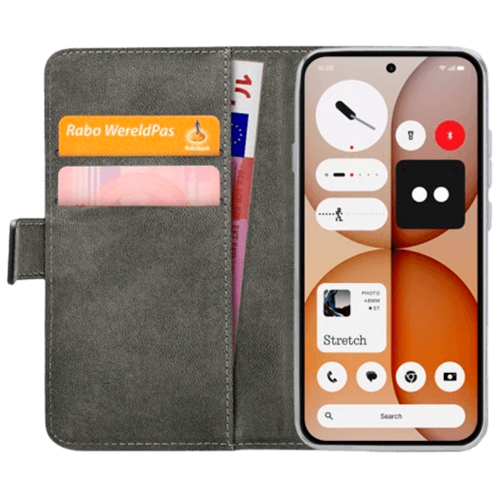 Mobilize Mobilize PU-Leren Book Case voor Nothing Phone (4a) - Zwart