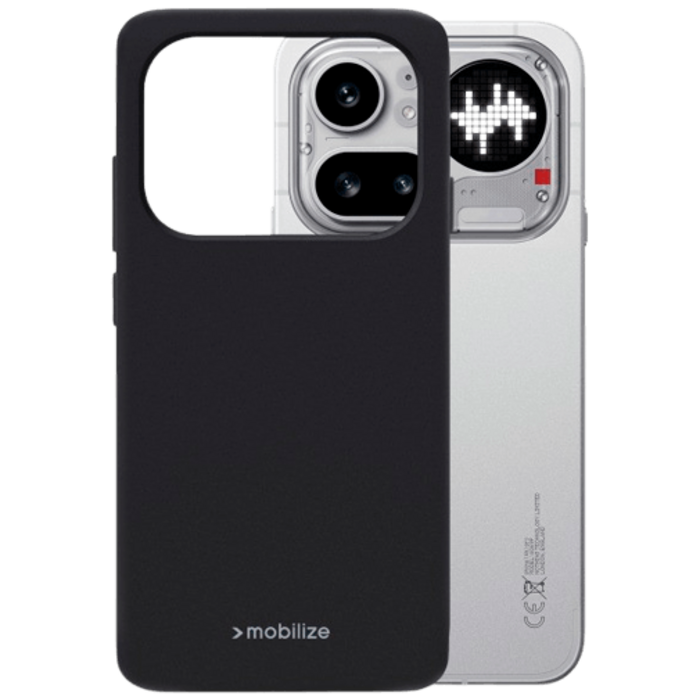 Mobilize Mobilize Rubber Gelly Case Nothing Phone (4a) Pro - Matzwart