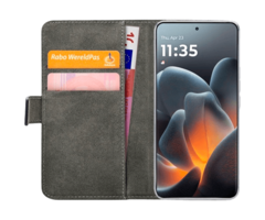 Mobilize Mobilize PU-Leer Book Case Zwart Motorola Signature