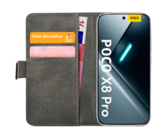 Mobilize Mobilize PU-Leren Book Case voor POCO X8 Pro - Zwart