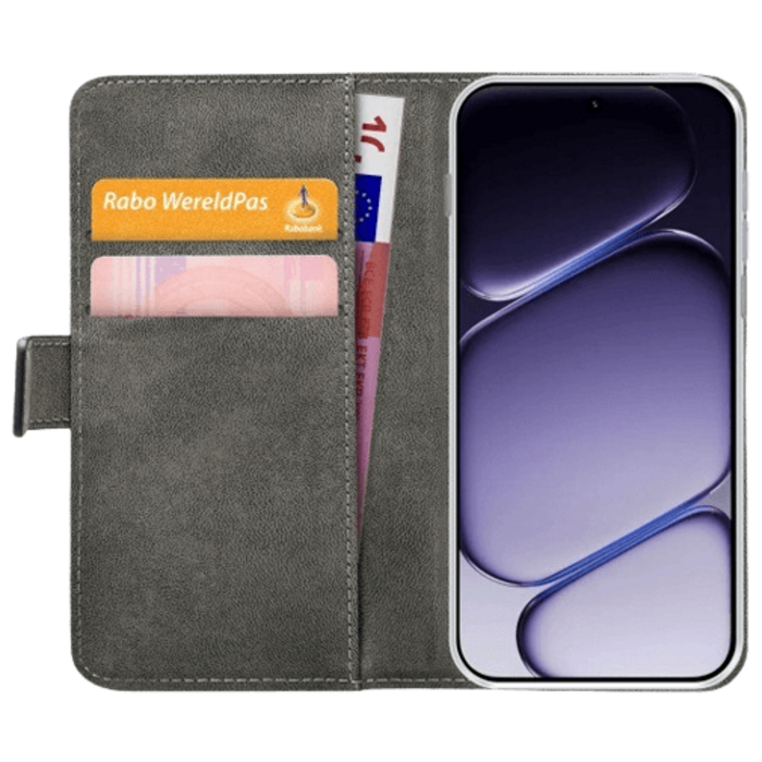 Mobilize Mobilize PU-Leren Book Case voor OnePlus Nord 6 - Zwart