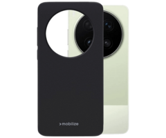 Mobilize Mobilize Rubber Gelly Case TPU Back Cover voor vivo X300 Ultra - Matzwart