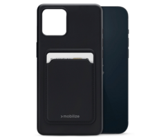 Mobilize Mobilize Cardcase TPU Back Cover iPhone 14 Plus - Zwart