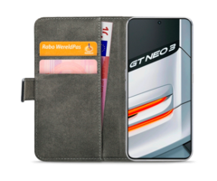 Mobilize Mobilize Classic Gelly Wallet Book Case voor Realme GT Neo3 - Zwart