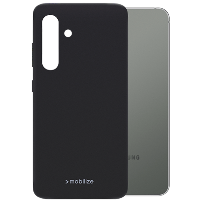 Mobilize Mobilize Rubber Gelly Case Samsung Galaxy S24+ 5G - Mat Zwart