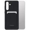 Mobilize Mobilize Rubber Gelly Card Case Samsung Galaxy S24+ 5G - Mat Zwart