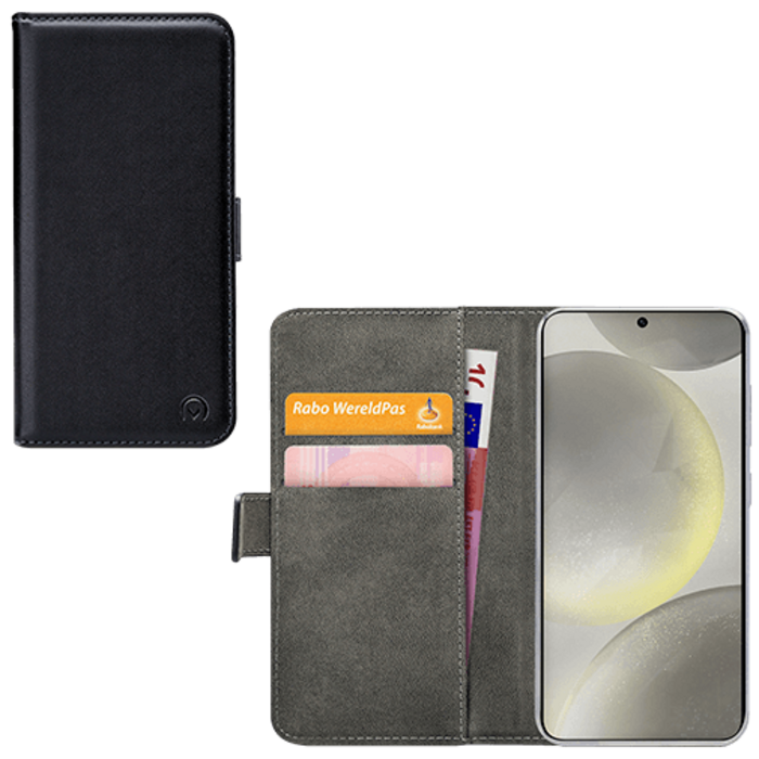 Mobilize Mobilize Classic Gelly Wallet Book Case voor Samsung Galaxy S24+ - Zwart