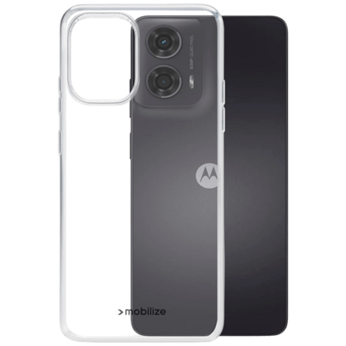 Mobilize Mobilize Gelly Case Transparant Hoesje voor Motorola Moto G24 / G24 Power