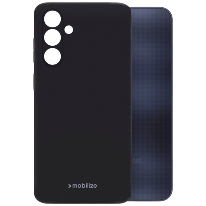Mobilize Mobilize Flexibele TPU Back Cover voor Samsung Galaxy A25 5G - Mat Zwart