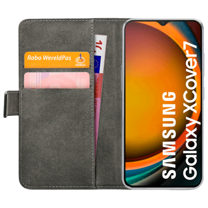 Mobilize Mobilize Classic Gelly Wallet Book Case Samsung Galaxy Xcover 7 - Zwart