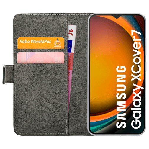 Mobilize Mobilize Classic Gelly Wallet Book Case Samsung Galaxy Xcover 7 - Zwart