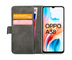 Mobilize Mobilize Classic Gelly Wallet Book Case voor OPPO A18 / A38 - Zwart