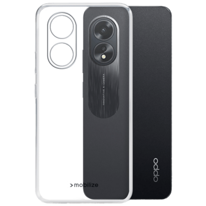 Mobilize Mobilize Gelly Case Transparante TPU Back Cover voor OPPO A18 / A38