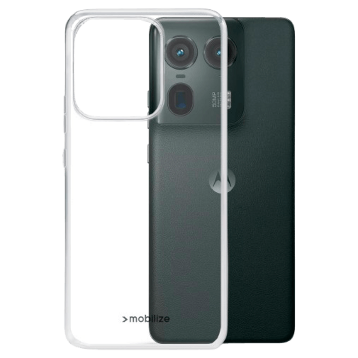 Mobilize Mobilize Gelly Case Transparante TPU Back Cover voor Motorola Edge 50 Ultra