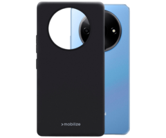 Mobilize Mobilize Rubber Gelly Case TPU Back Cover Xiaomi Redmi A3/A3x - Mat Zwart