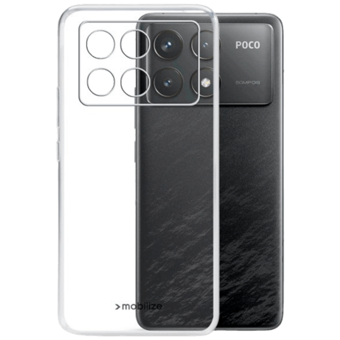 Mobilize Mobilize Transparante TPU Back Cover voor Poco F6 Pro