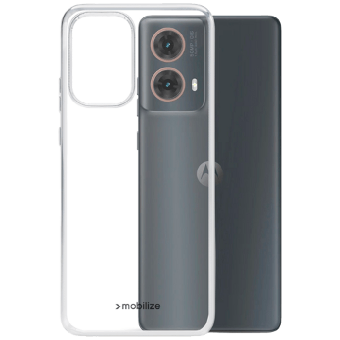 Mobilize Mobilize Gelly Case Transparante Back Cover voor Motorola Moto G85