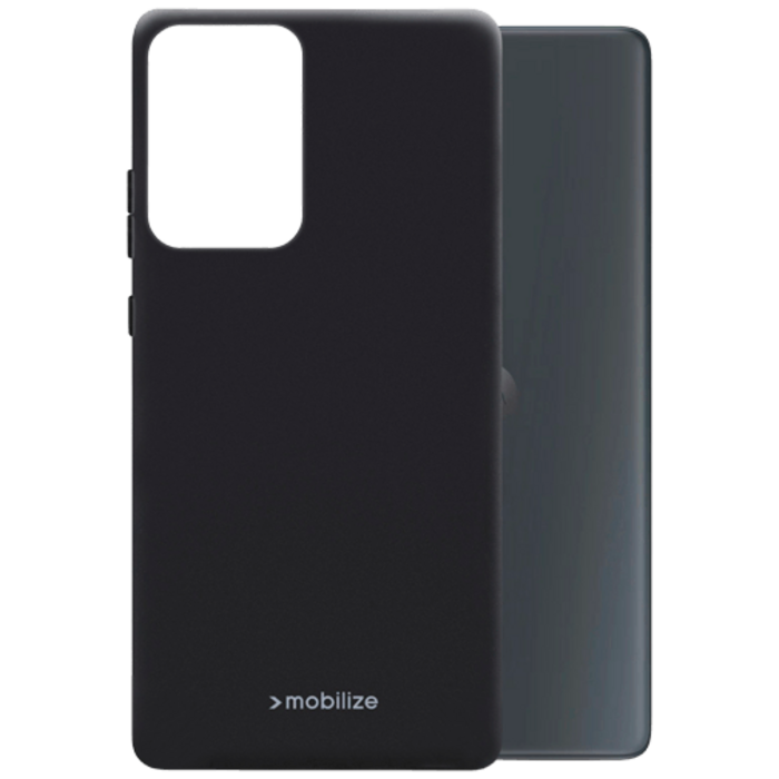 Mobilize Mobilize Rubber Gelly Back Cover Motorola Moto G85 - Zwart