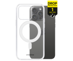 Mobilize Mobilize MagSafe Back Cover Apple iPhone 15 Pro - Transparant