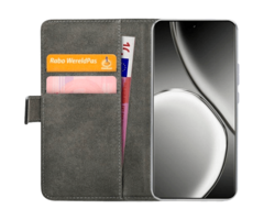 Mobilize Mobilize Classic Gelly Wallet Book Case voor Realme GT 6 / GT 6T - Zwart
