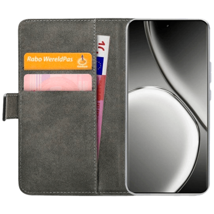 Mobilize Mobilize Classic Gelly Wallet Book Case voor Realme GT 6 / GT 6T - Zwart