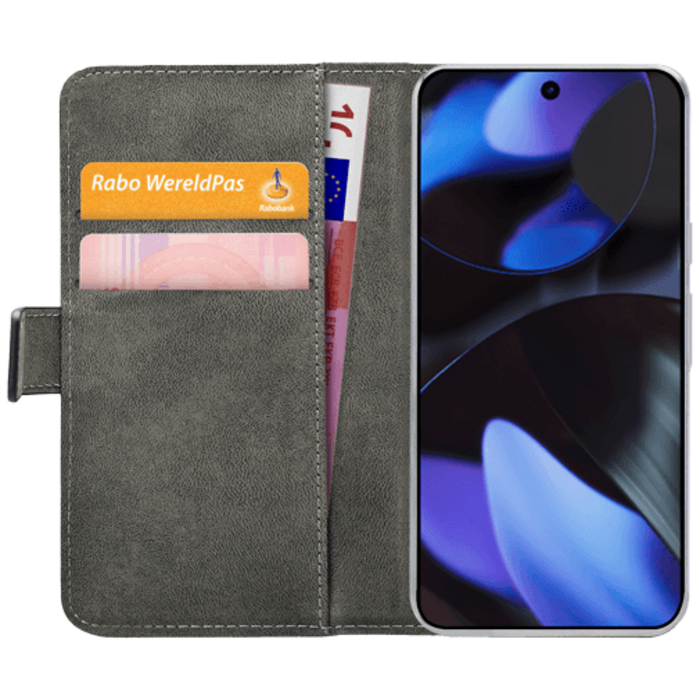 Mobilize Mobilize Classic Gelly Wallet Book Case voor Google Pixel 9 / 9 Pro - Zwart