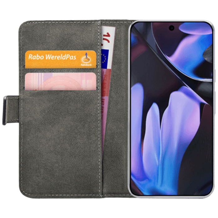 Mobilize Mobilize Classic Gelly Wallet Book Case voor Google Pixel 9 Pro XL - Zwart
