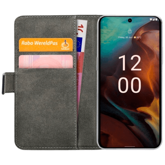 Mobilize Mobilize Classic Gelly Wallet Bookcase voor Nokia XR21 / HMD XR21 - Zwart