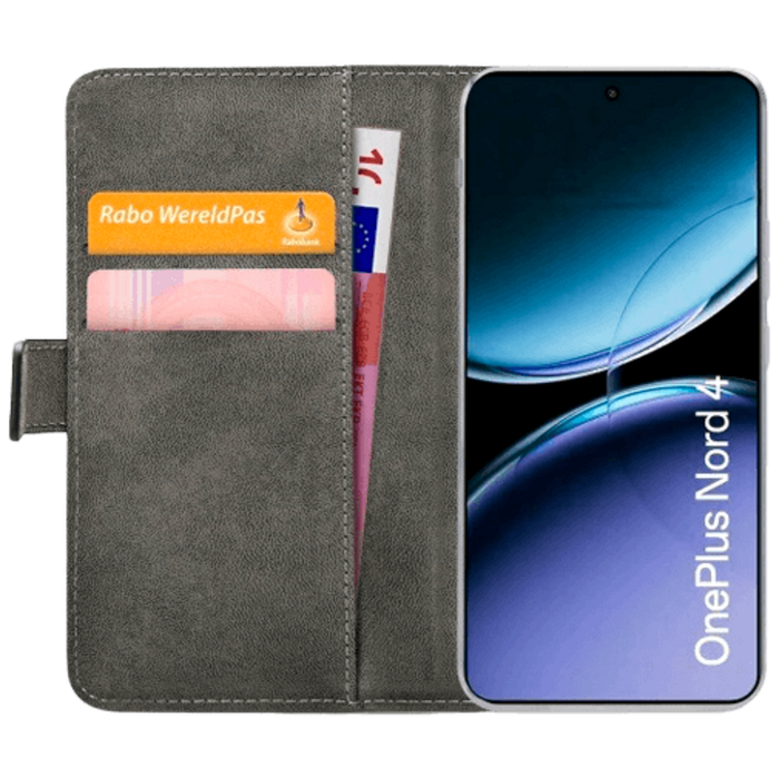 Mobilize Mobilize Classic Gelly Wallet Book Case voor OnePlus Nord 4 - Zwart