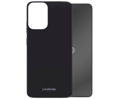 Mobilize Mobilize Rubber Gelly Case Motorola Moto E14 4G - Mat Zwart