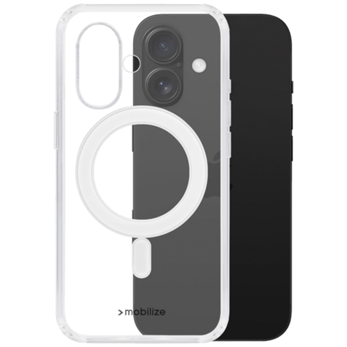 Mobilize Mobilize MagSafe Naked Protection Case Apple iPhone 16 - Transparant