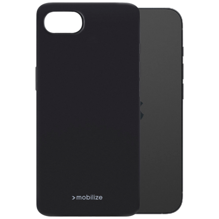 Mobilize Mobilize TPU Back Cover Mat Zwart voor Apple iPhone 16e/17e