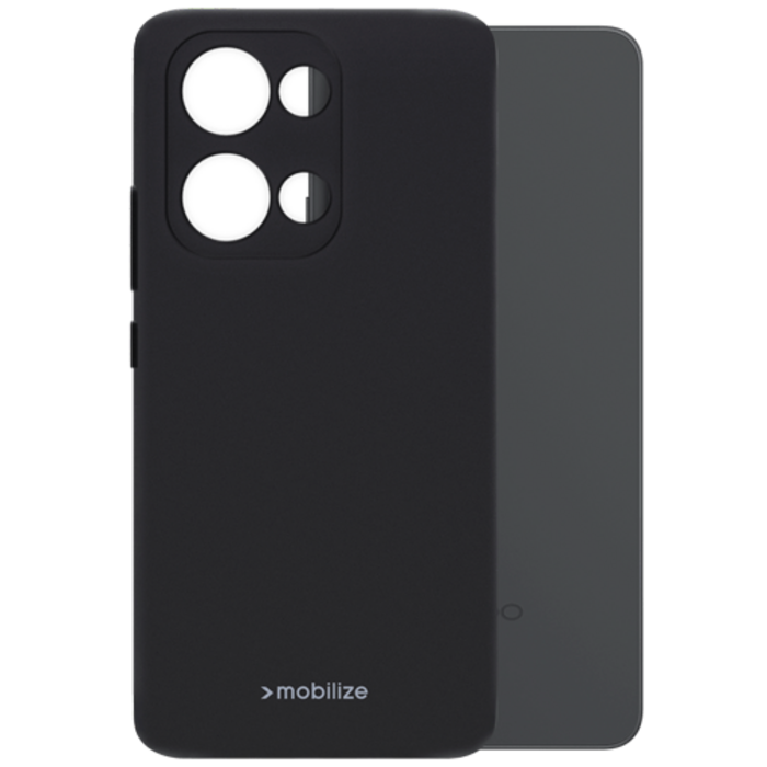 Mobilize Mobilize TPU Back Cover voor OPPO Reno 13 F 5G - Mat Zwart