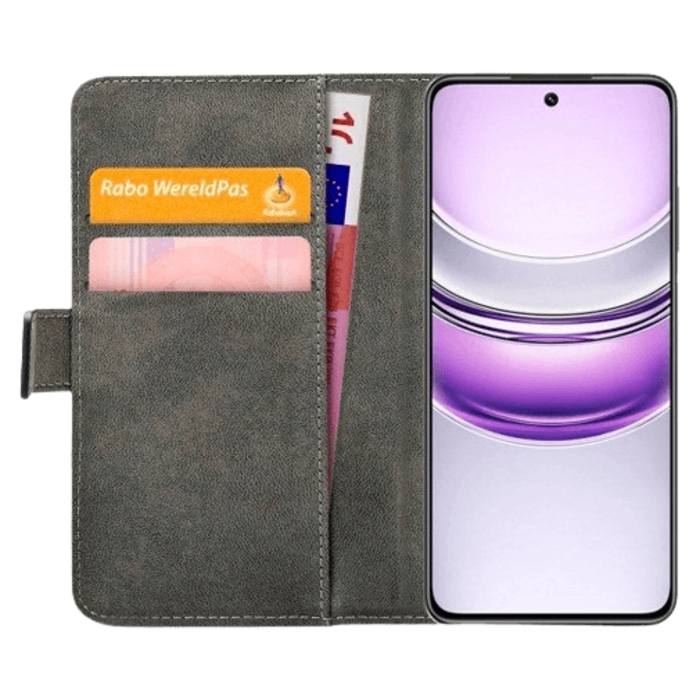 Mobilize Mobilize Classic Gelly Wallet Book Case Realme 14x 5G - Zwart